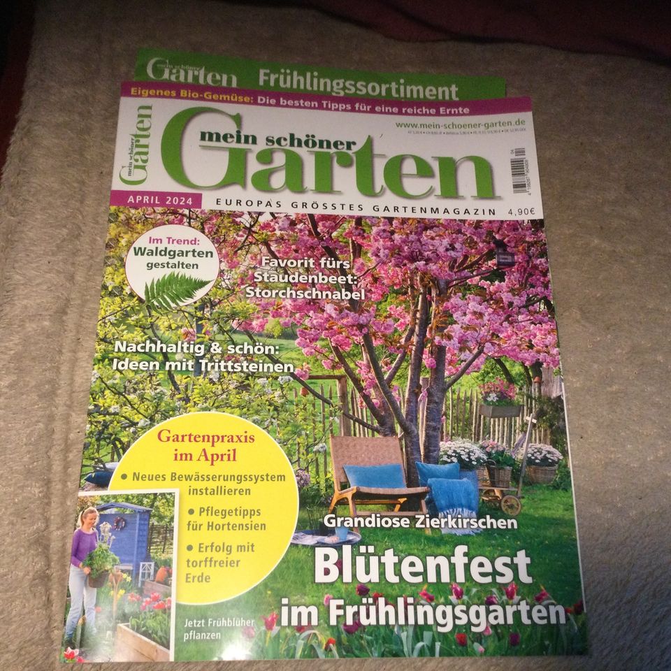 NEU / „Mein schöner Garten“, Zeitschrift, April 2024 in Bad Aibling