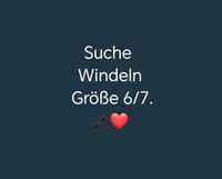 Windel Gr. 6/7 gesucht Mecklenburg-Vorpommern - Züssow Vorschau