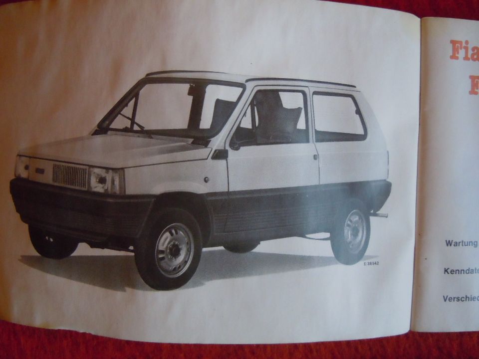 Fiat Panda 141a Bedienungsanleitung Bordbuch Betriebsanleitung ge in Aachen