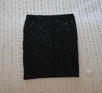 Rock Pailletten Schwarz Glitzer 50 C&A Party Canada Silvester Hessen - Gernsheim  Vorschau