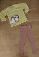 H&M 2 Teiliges set Lange Bluse und Leggings gr.116 Einhörner Bayern - Mühldorf a.Inn Vorschau