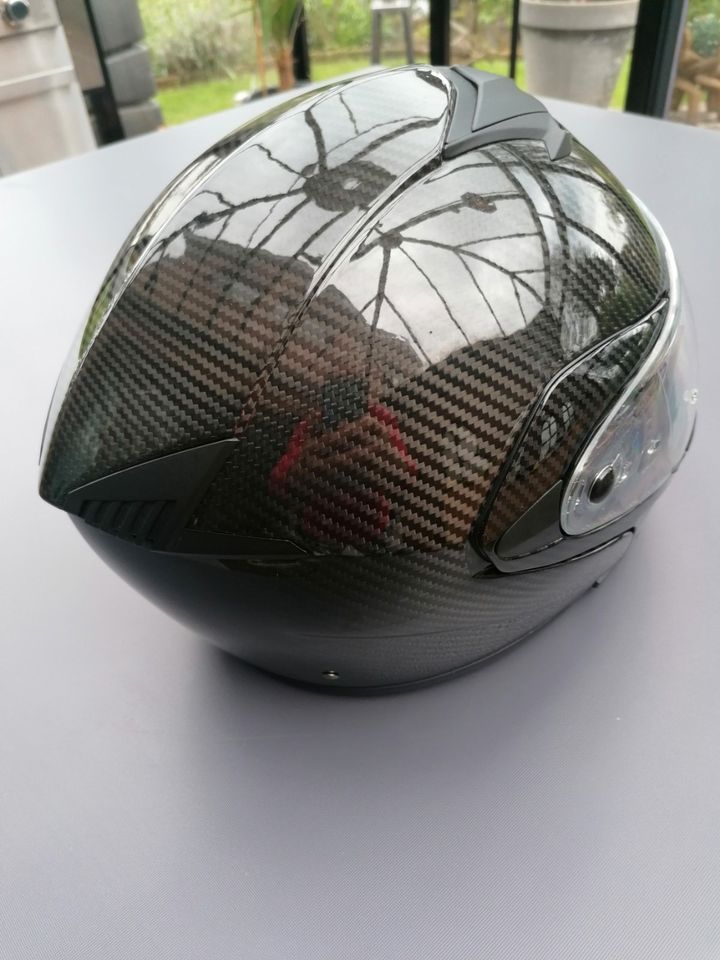 Nexo Motorrad Klapp-Helm Carbon Travel II in Dinslaken