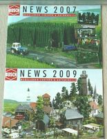 Busch 2 News-Kataloge 2007 und 2009 * Neuheiten Bergedorf - Hamburg Allermöhe  Vorschau