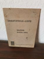 Ersatzteilliste Sachs Diesel 600 L 537.6/2 Wurster Nordseeküste - Nordholz Vorschau