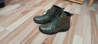 VITAFORM Damen Stiefelette Boots Gr. 39 Leder moos-grün TOP! Niedersachsen - Emden Vorschau