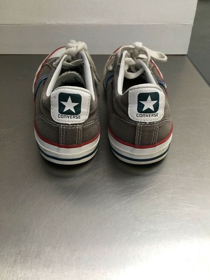 Converse All Star Turnschuhe Gr. 37 low Stern grau neuwertig in Eggenfelden