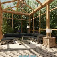 Gartenmöbel 8-tlg. Poly Rattan Lounge Sitzgruppe Garnitur Sofa Hessen - Weilburg Vorschau