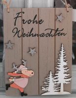 Weihnachtsdekoration Holzschild Nordrhein-Westfalen - Krefeld Vorschau