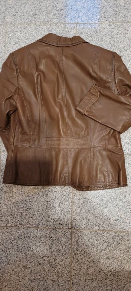 Gerry Weber Lederjacke  Gr. 40 in Braun  wie NEU in Hamburg