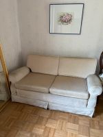 Couch Zweisitzer beige Sofa Sitzgarnitur mit Schlaffunktion Hamburg-Nord - Hamburg Alsterdorf  Vorschau