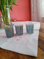 Teelichter 3er Set aus Glas München - Bogenhausen Vorschau