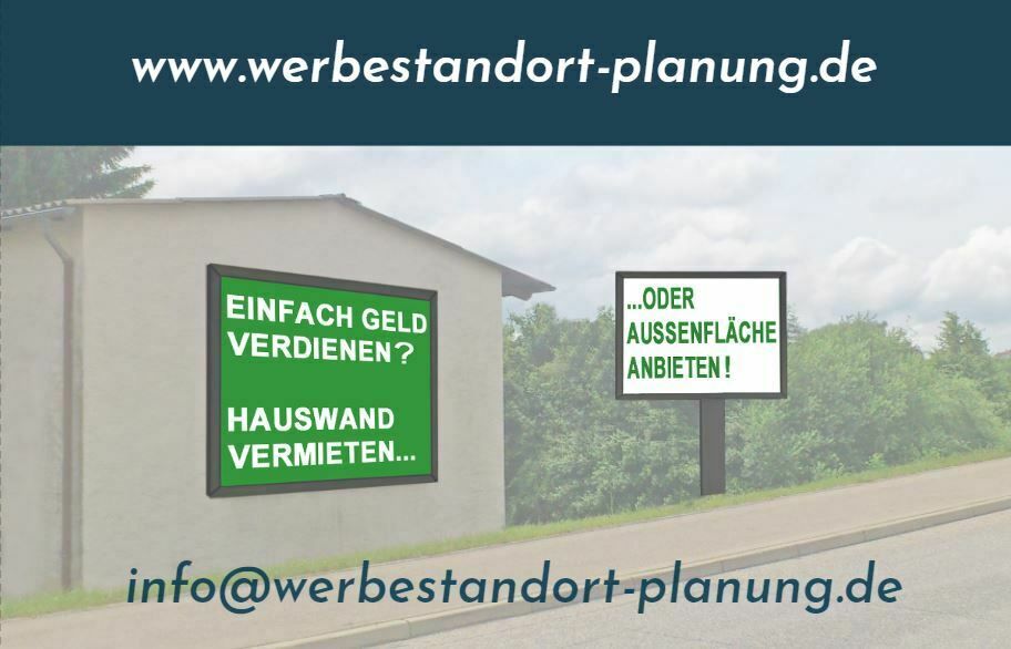 Einfach Geld verdienen - Wir suchen Grundstücke für Werbung (Hauswand/Zaun/Freifläche) in Düsseldorf