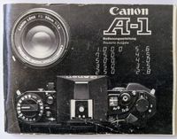 CANON A1 BEDIENUNGSANLEITUNG HEFT ANLEITUNG MANUAL KAMERA A-1 Berlin - Marzahn Vorschau