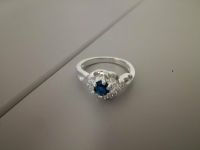 wunderschöner silberner Ring mit blauem Stein Gr.56 Hessen - Erbach Vorschau