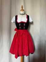 Dirndl Tracht - Größe 36 - rot & schwarz - Marke Landhaus Bayern - Augsburg Vorschau