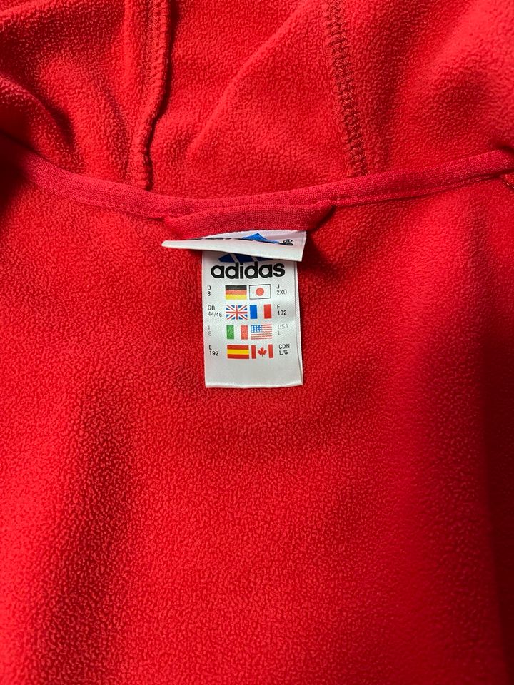 Adidas Kapuzenjacke für Herren, rot in Marklkofen