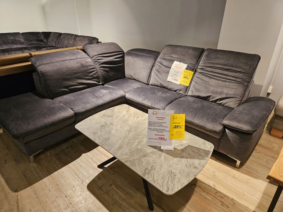 NEU Wohnlandschaft Couch Sofa 5x Kopfteilverstellung Staukasten % in Bocholt