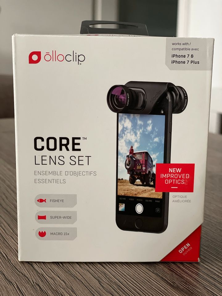 olloclip core lens set/ Objektive, Kompatibel mit iPhone 7 in Bad Vilbel