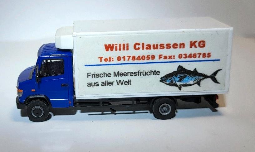 Rietze MB T2  Vario Kühlkörper Fischerei Willi Clausen KG H0 in Raisdorf