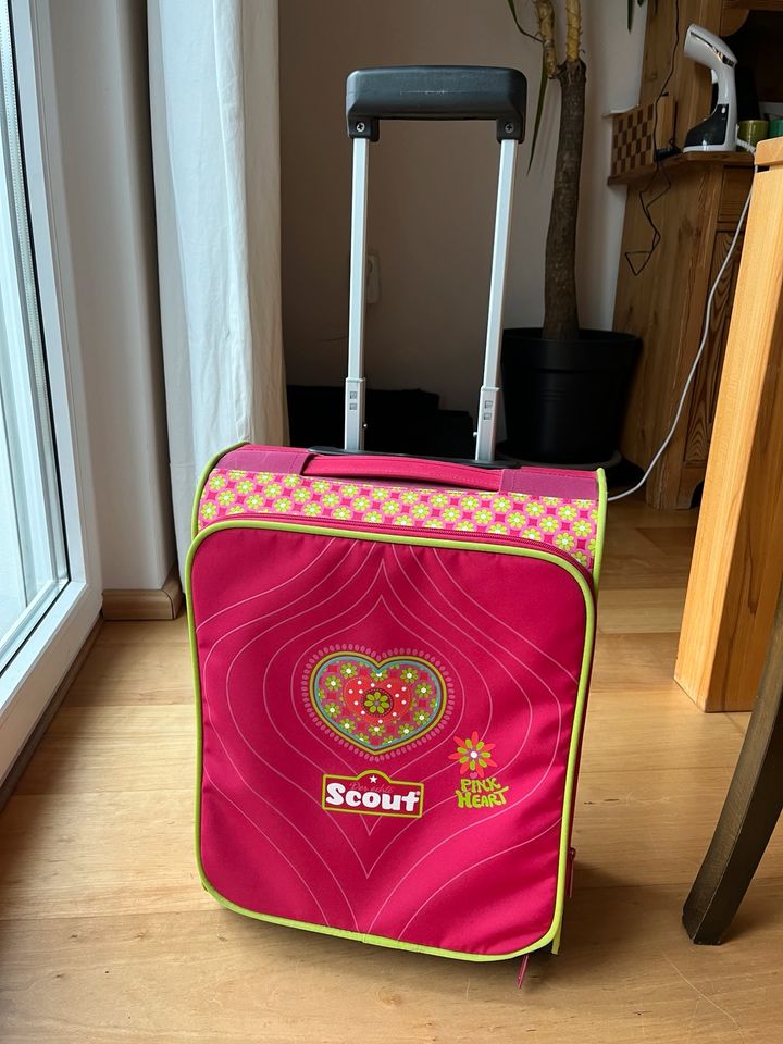 Scout Kinder Trolley Koffer Rollen pink Rollenkoffer  top Zustand in Bielefeld