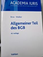 Allgemeiner Teil des BGB Brox Walker Nordrhein-Westfalen - Attendorn Vorschau