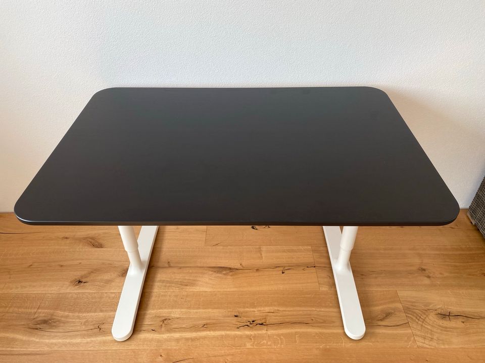 Ikea Bekant Tischplatte, schwarz Eschenfurnier, 120x80 cm in Rain Lech