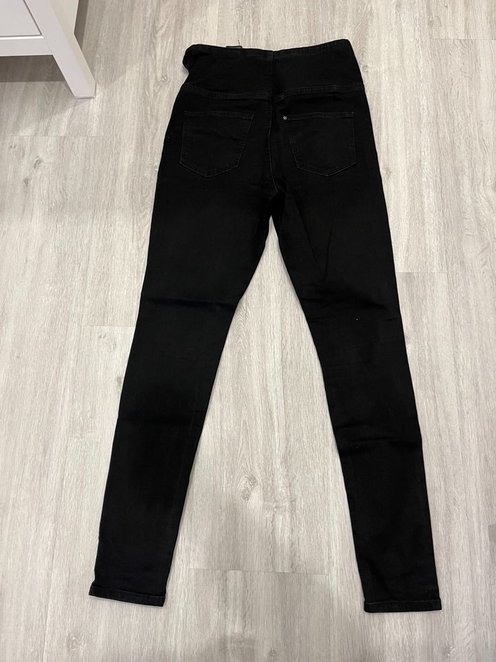 Damen Umstandsjeans - Jeans - schwarz - Größe M - H&M in Großwallstadt