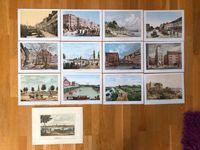 13 alte Hamburger Gemälde / Bilder / Lithografie (?) 20,5 x 27 cm Schleswig-Holstein - Siek Vorschau