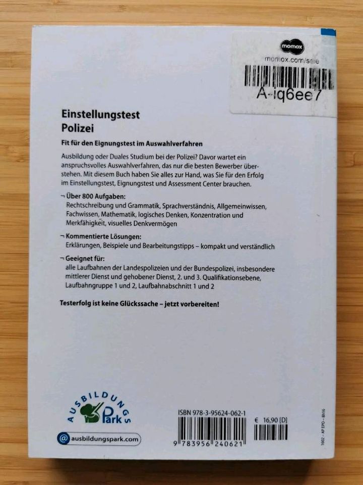 Einstellungstest / Polizei / Bücher in Eschborn
