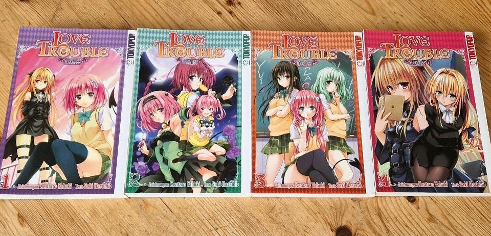 Love Trauble Darkness Manga, Band 1-4 in Morbach
