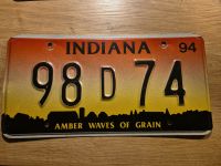 USA Kennzeichen Indiana, Nummernschild, License Plate Hessen - Runkel Vorschau