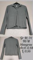 H&M Shirt langarm Damen Gr M blaugrau Sachsen - Plauen Vorschau