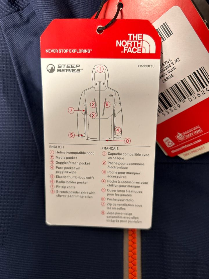 The North Face - Steep Series - Fuseform Jacke - Gr. L in Nürnberg (Mittelfr)