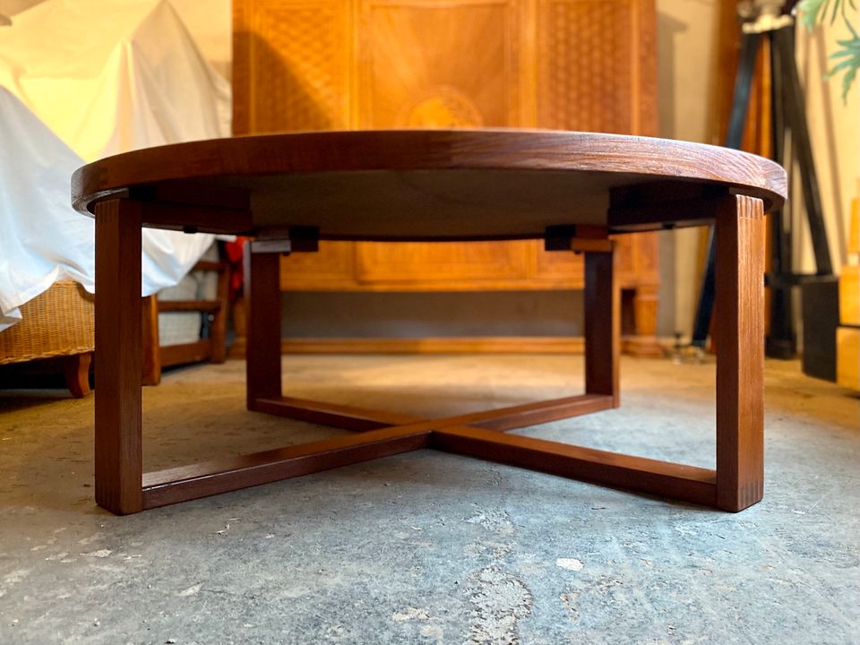 Vintage OxArt Couchtisch, Teak/Keramik, Trioh, 70/80er, retro in Heidelberg