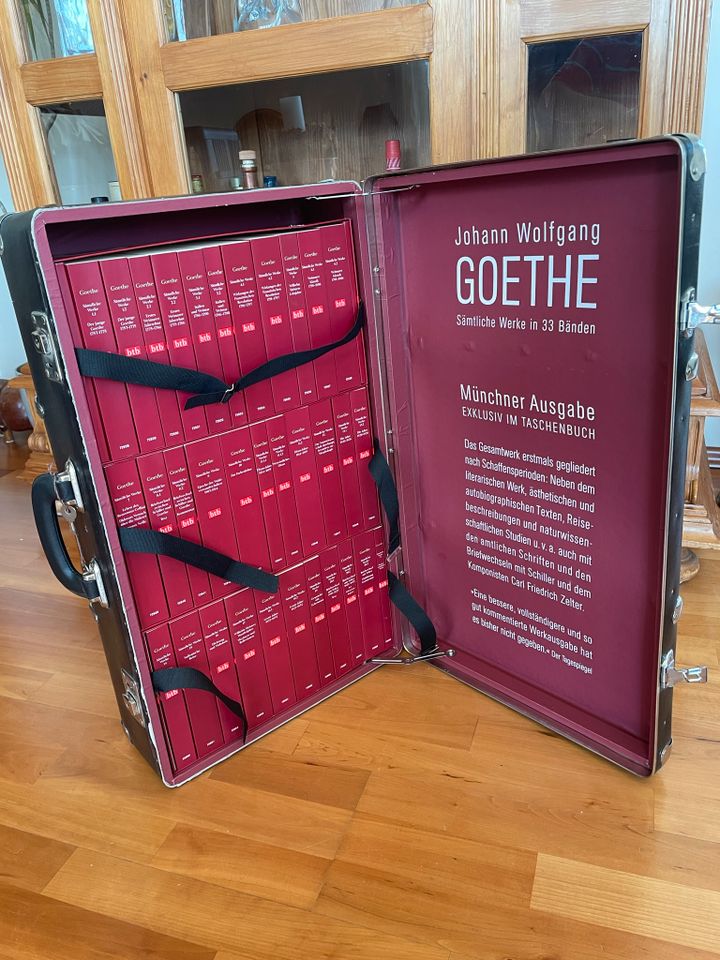 Goethe Sämtliche Werke Münchner Ausgabe 33 Bänden Koffer wie NEU in Frankfurt am Main