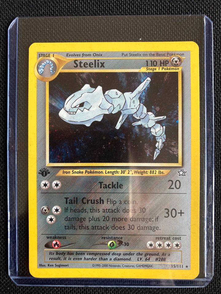 Stahlos (1st Edit., Neo Genesis, EN) Pokémon-Karte in Wiesbaden