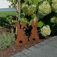 Gartenstecker Hase | Edelrost | Rostoptik Nordrhein-Westfalen - Rheda-Wiedenbrück Vorschau