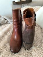 NEU Leder-Stiefelette  MJUS 38 Rehbraun Düsseldorf - Wersten Vorschau