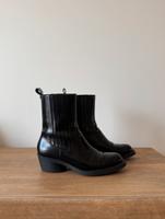 Camper Bonnie Schwarz Leder Stiefel Berlin - Mitte Vorschau