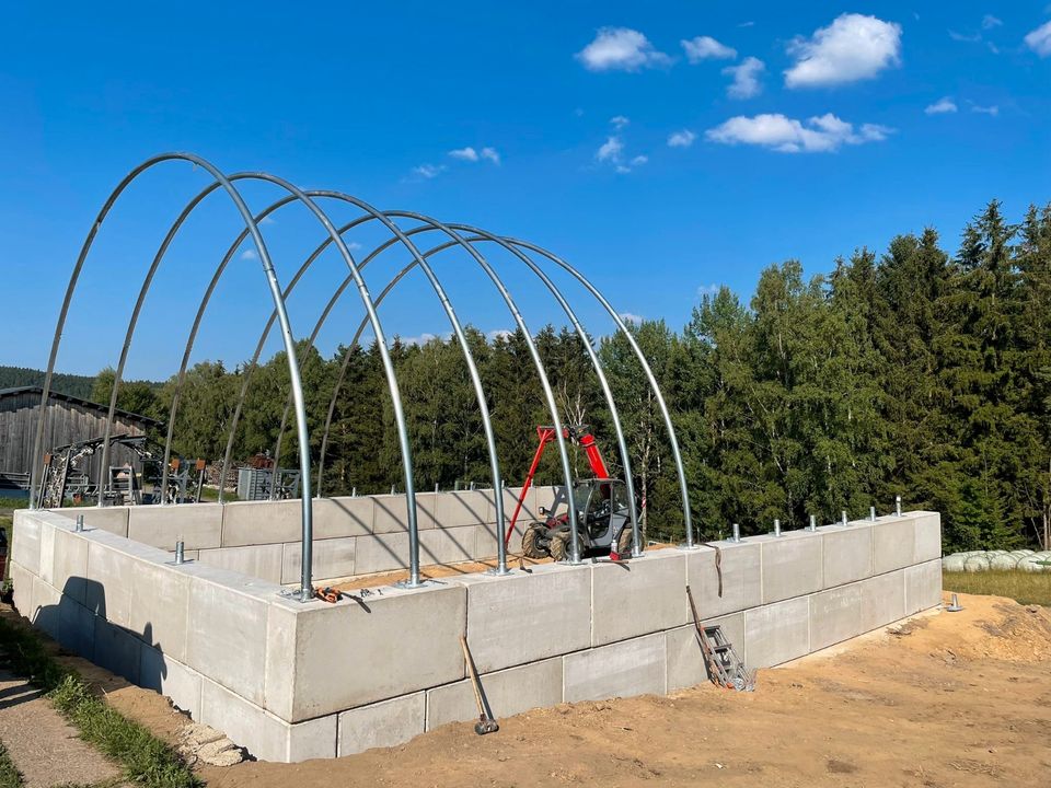 ⚠️ OSTERAKTION - Mehrwertsteuer geschenkt - JETZT BESTELLEN ⚠️ Containerüberdachung weiß - 6x6 8x6 8x12 10x12 - Containertop Fahrsiloüberdachung Folienüberdachung Folienzelt Containerschutz Depot neu in Hamburg