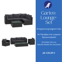 Garten-Lounge-Set mit Auflagen Poly Rattan Sitzgruppe Gartenmöbel Baden-Württemberg - Ilshofen Vorschau