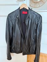HUGO BOSS (HUGO) Lederjacke – Schwarz – Gr. S – Echtleder Düsseldorf - Oberkassel Vorschau
