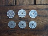 Royaume du Laos 1952, 6x 10 cent Münzen m. Loch, Königreich Laos Nordrhein-Westfalen - Kaarst Vorschau