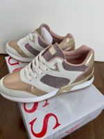 Neu/ungetragen: GUESS Sneaker, Gr, 40, gold, weiß, lila, glitzer Friedrichshain-Kreuzberg - Friedrichshain Vorschau