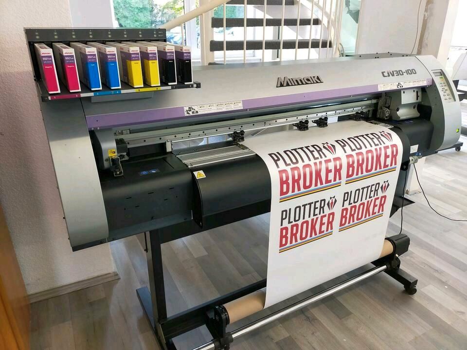 Mimaki cjv30-100 Print and cut Drucker Schneidplotter Sticker in Herne