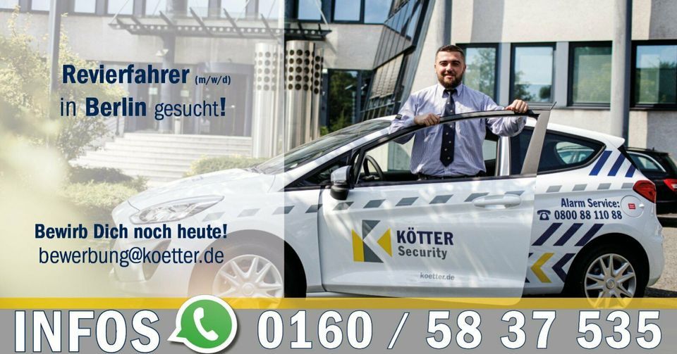 Sicherheitsmitarbeiter (m/w/d) in Berlin gesucht ⭐️ 34a ⭐️ in Berlin