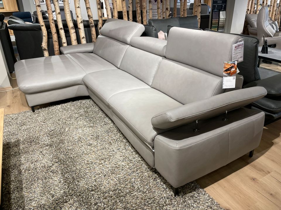 Modulmaster MM-PN1161 Leder-Ecksofa %Sonderpreis% % reduziert % in Hessisch Oldendorf