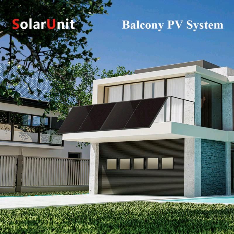 BALKONKRAFTWERK 840Watt, PV Anlage 800,Solaranlage,Solarmodul in Mulda