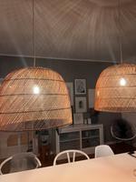 Zwei große Rattan Pendelleuchten scandi boho Preis pro Lampe Thüringen - Ruhla Vorschau