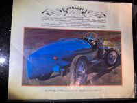 Auto Bugatti 1909 OldtimuVintage Kundtdruck Poster Bild Nordrhein-Westfalen - Mönchengladbach Vorschau